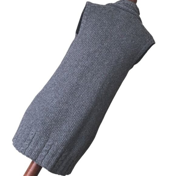 Eddie Bauer Grey Wool Cardigan Vest With Pockets XS - Picture 7 of 13